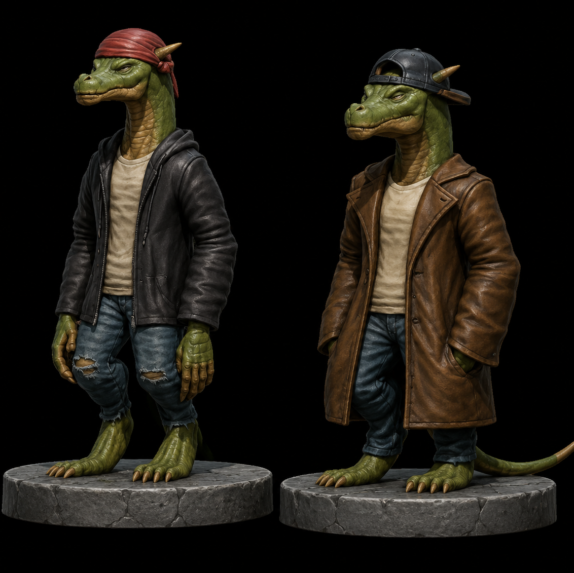 Just a Couple of Kobold Slackers 28mm Scale Miniatures