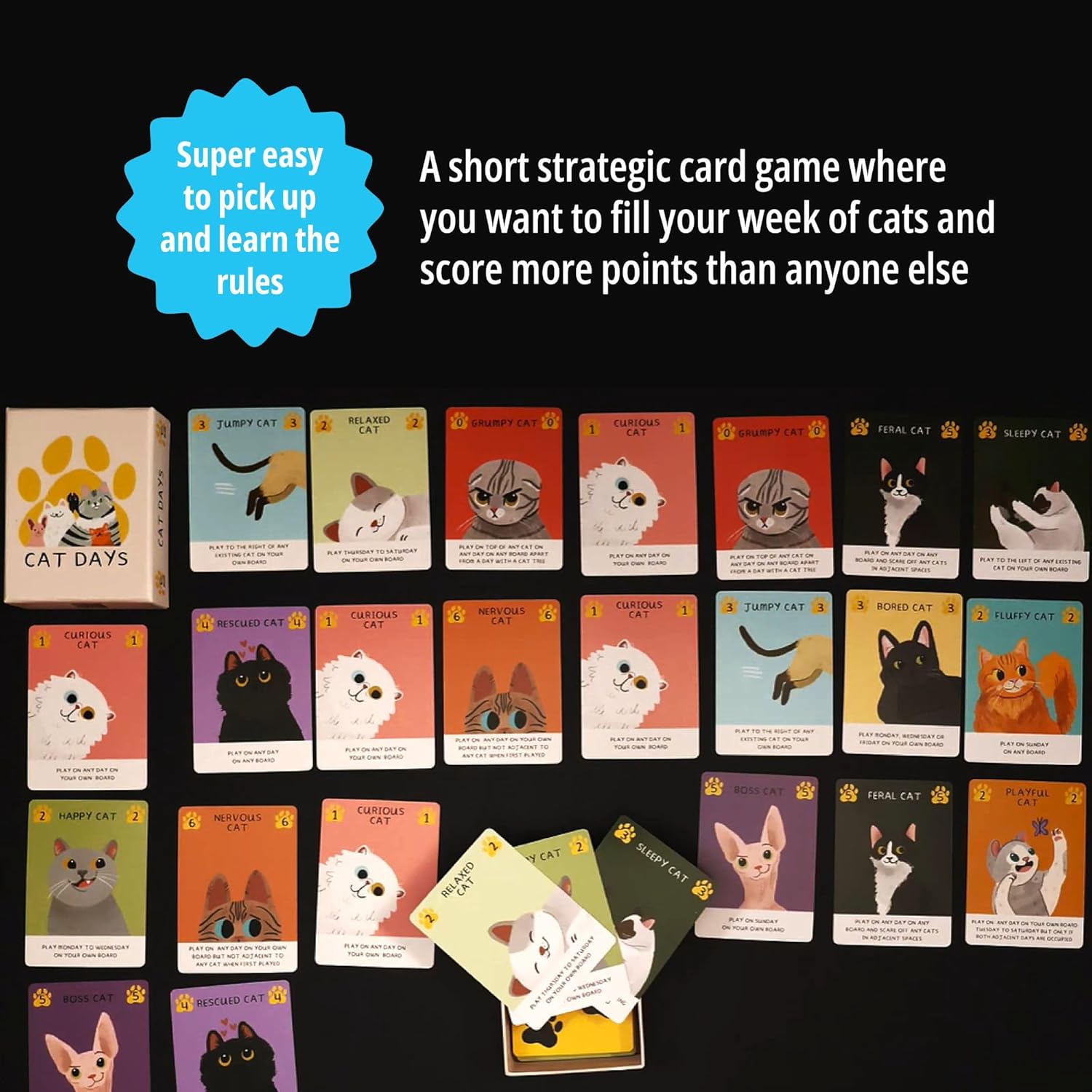 Cat Days Card Game