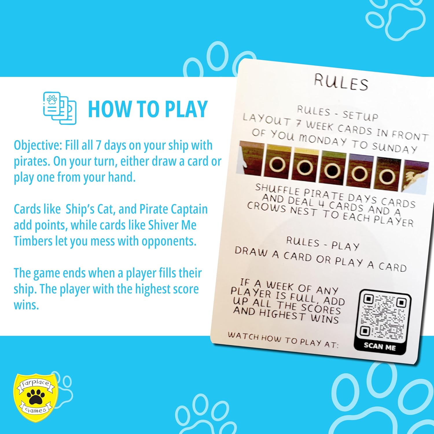 Pirate Days Card Game