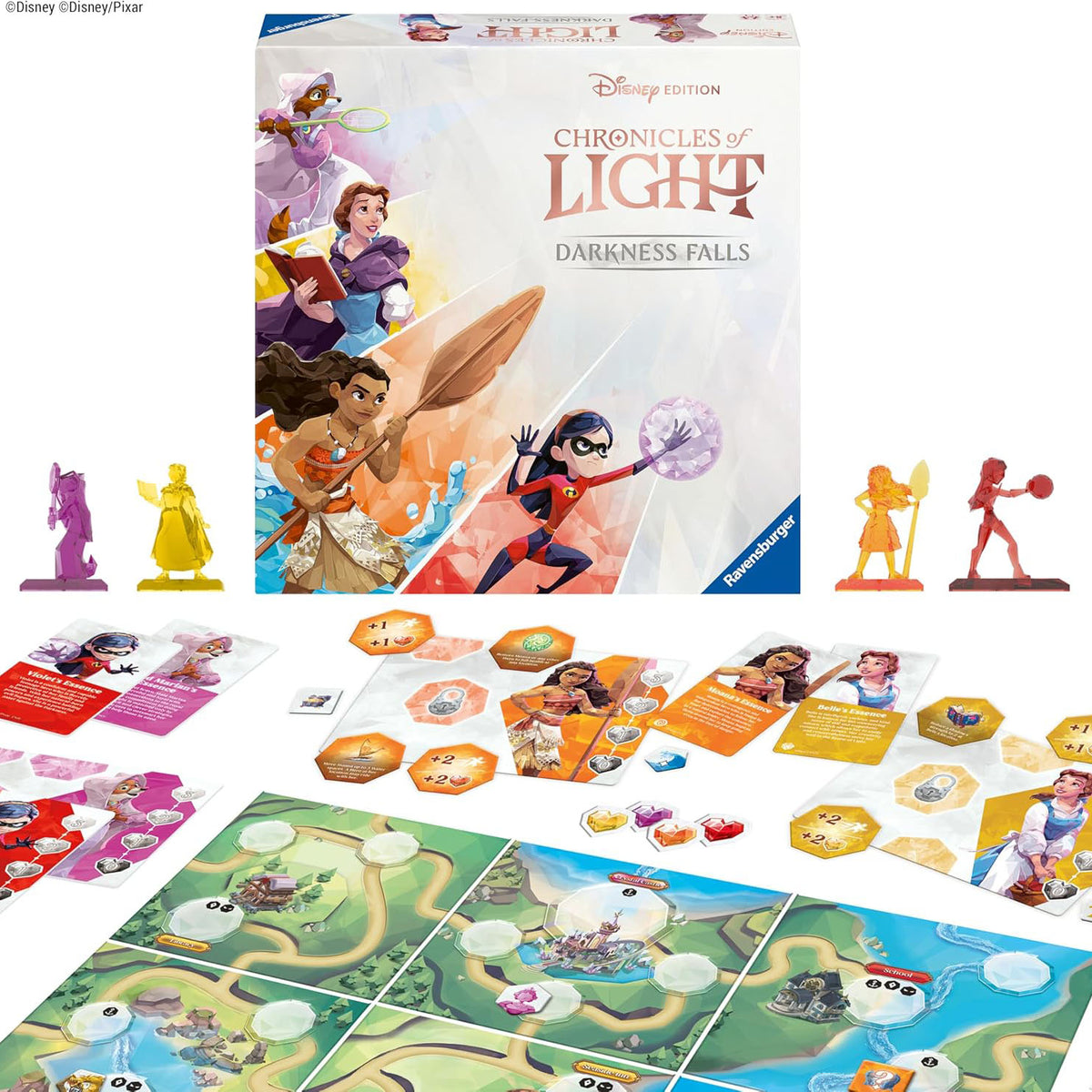 Disney Chronicles of Light: Darkness Falls - Cooperative Board Game