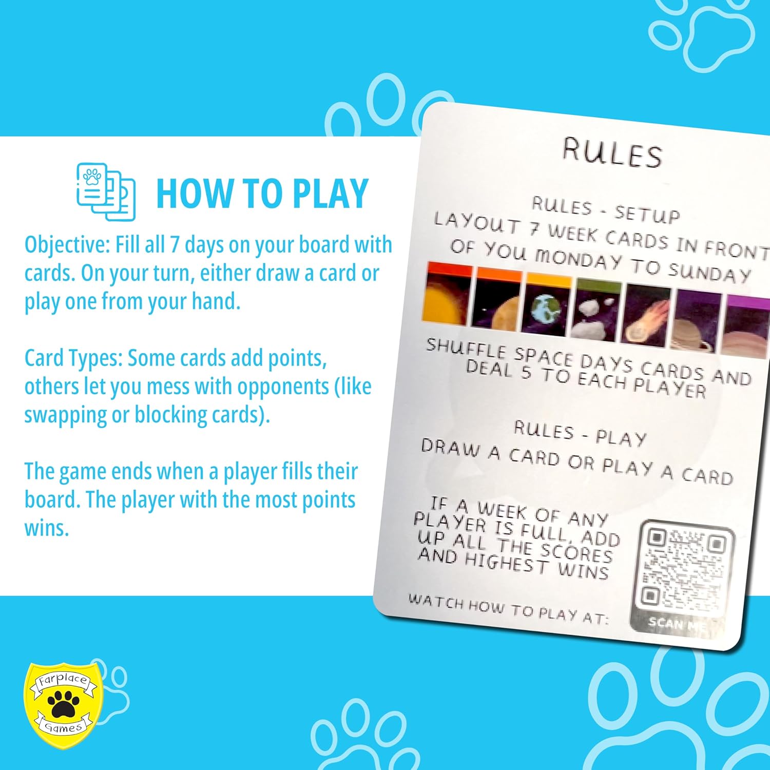 Space Days Card Game