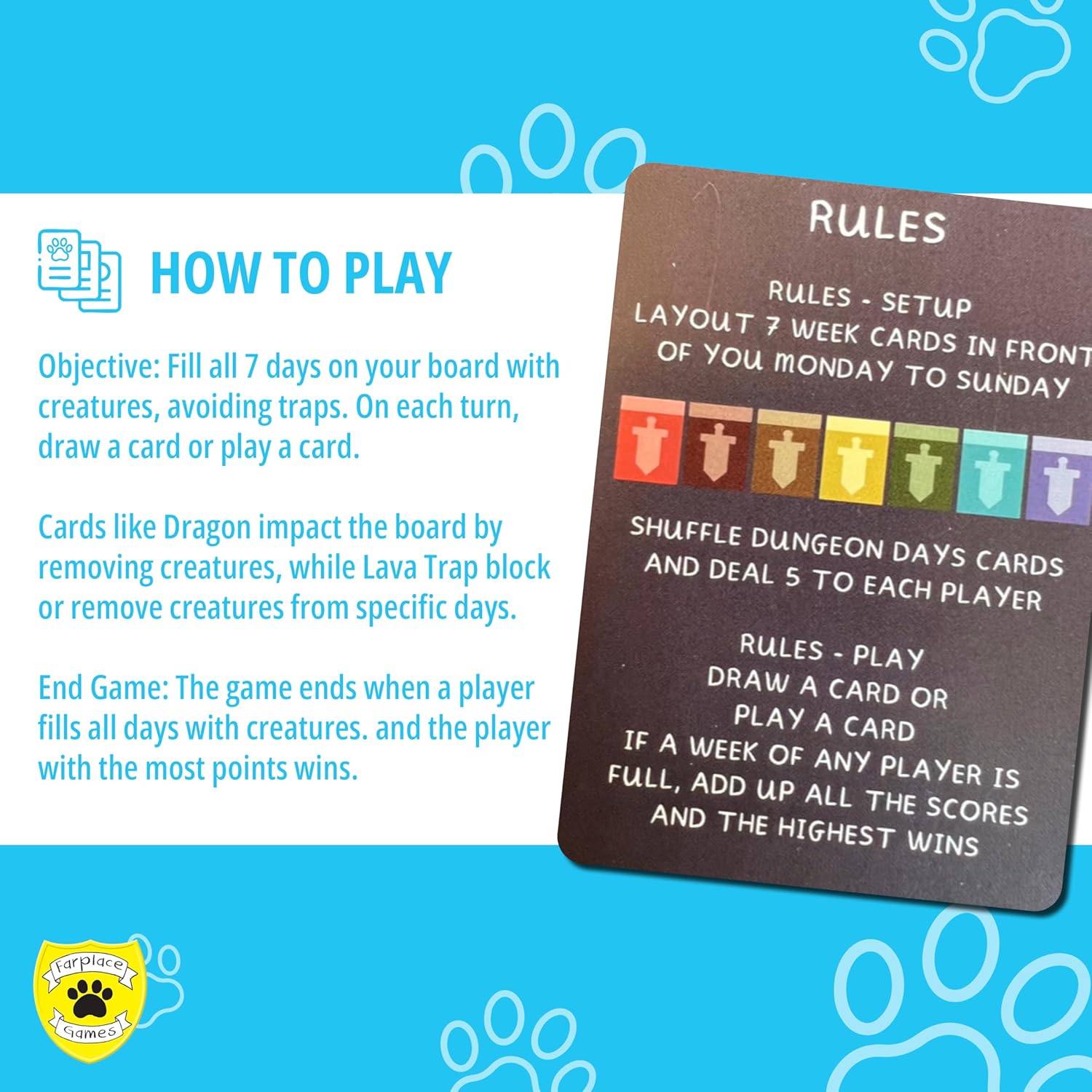 Dungeon Days Card Game