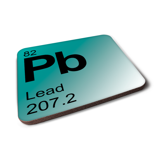 Lead (Pb) - Periodic Table Element Coaster