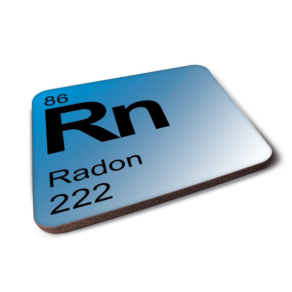 Radon (Rn) - Periodic Table Element Coaster