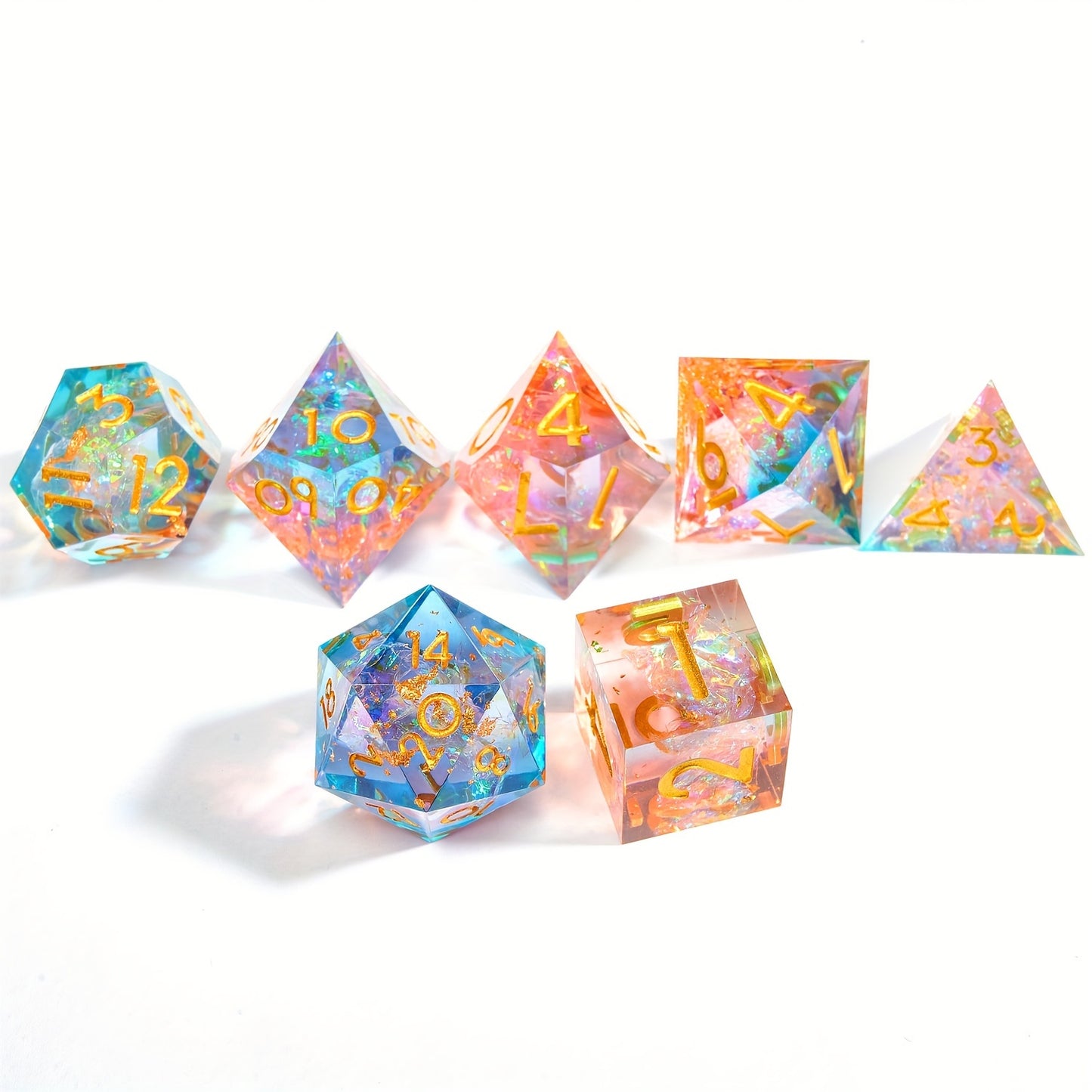 Sunset Mirage - Resin Dice Set