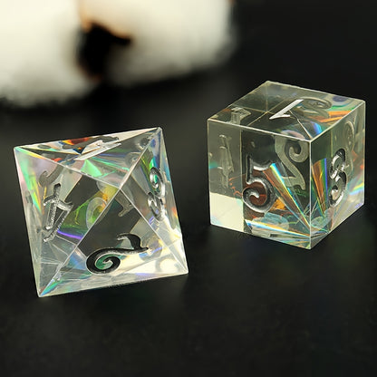 Crystal Illusion - Resin Dice Set