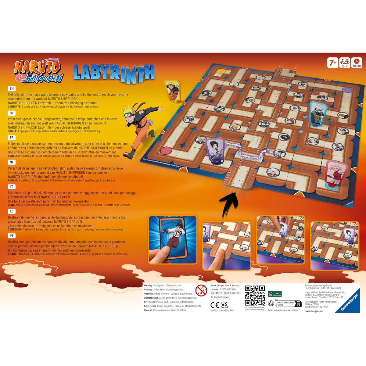 Naruto Shippuden Labyrinth - Board Game