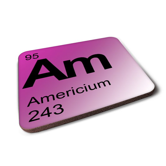 Americium (Am) - Periodic Table Element Coaster