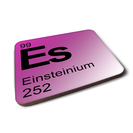 Einsteinium (Es) - Periodic Table Element Coaster
