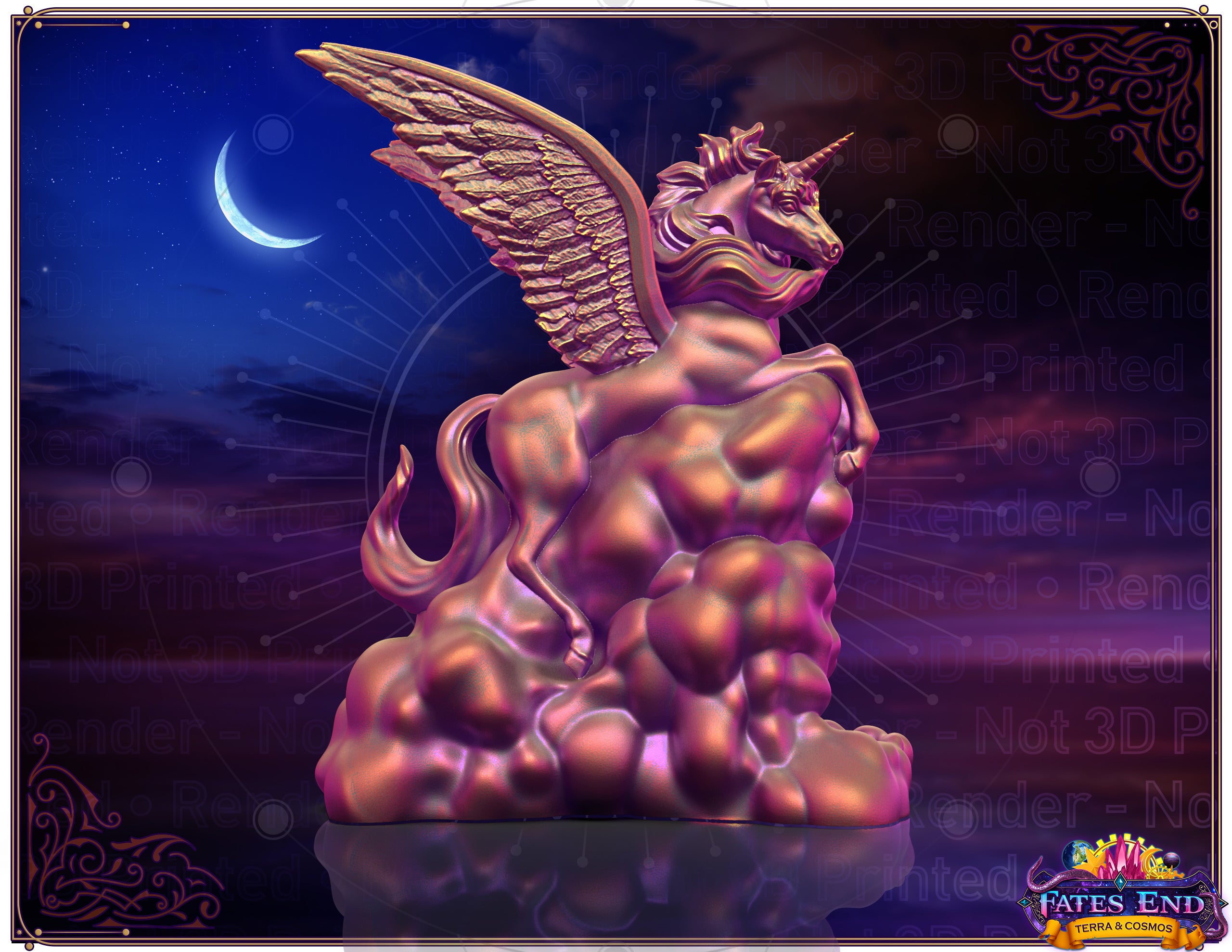 Alicorn (Winged Unicorn) Dice Tower