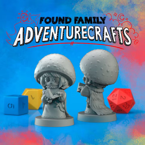 Amanita Mushroomfolk by Found Family Adventurecrafts — grey sculpt render