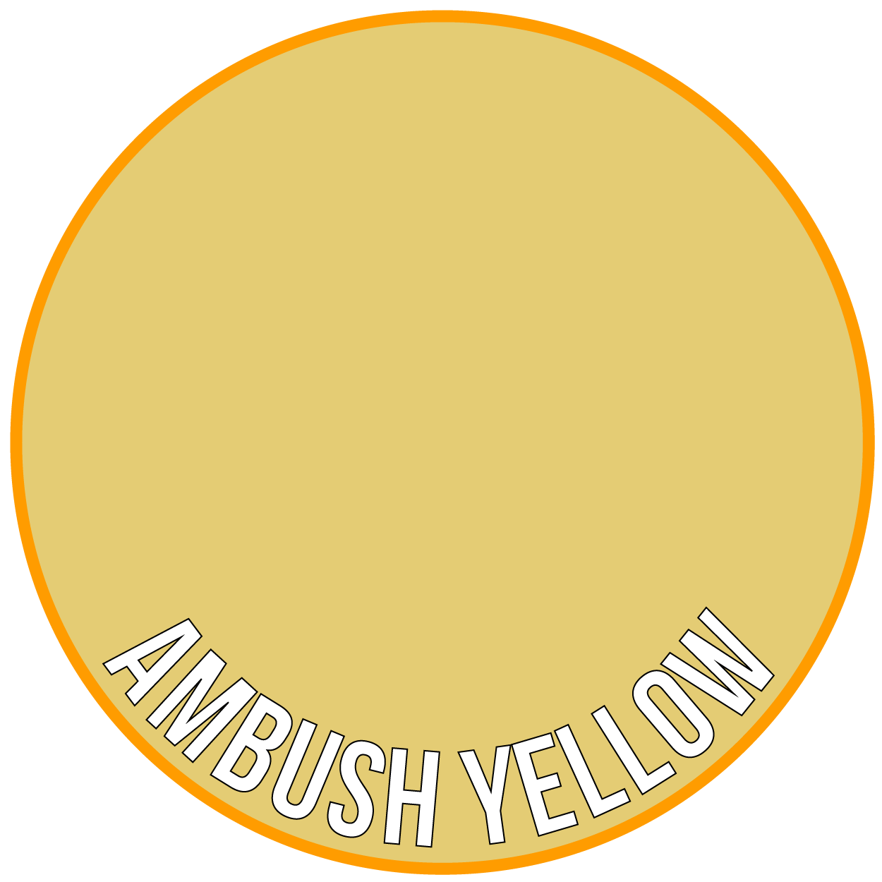 Ambush Yellow - Two Thin Coats Paint