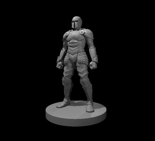 Animated Armour position of attention miniature