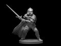 Apefolk Great Weapon Fighter miniature