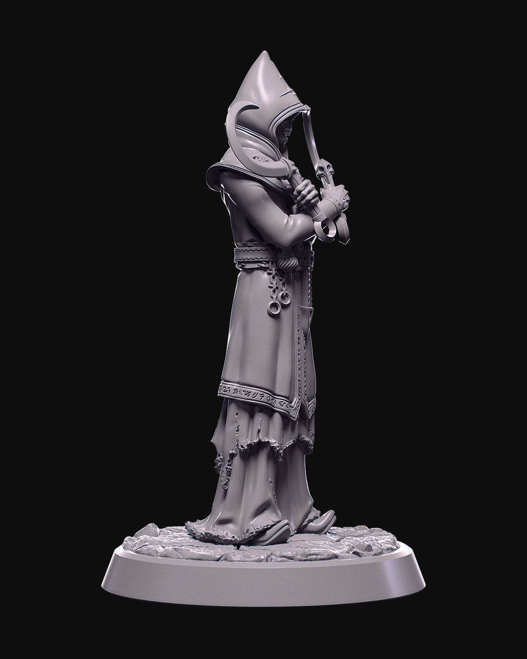 Arzan Cultist - NPC -  32mm / 75mm Scale Miniature
