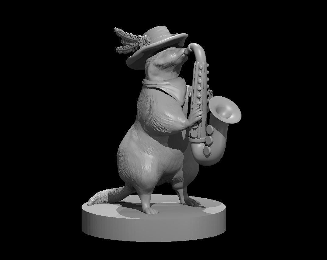 Badger Bard - 28mm Scale Miniature