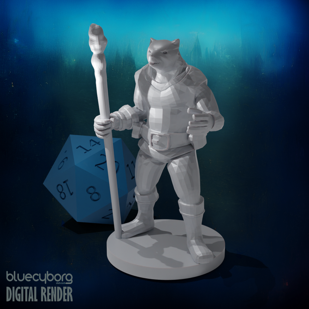 Bearkin Caster 28mm Scale Miniature