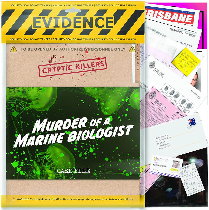 Murder of a Marine Biologist - Cryptic Killers - Unsolved Murder Mystery Case File Game