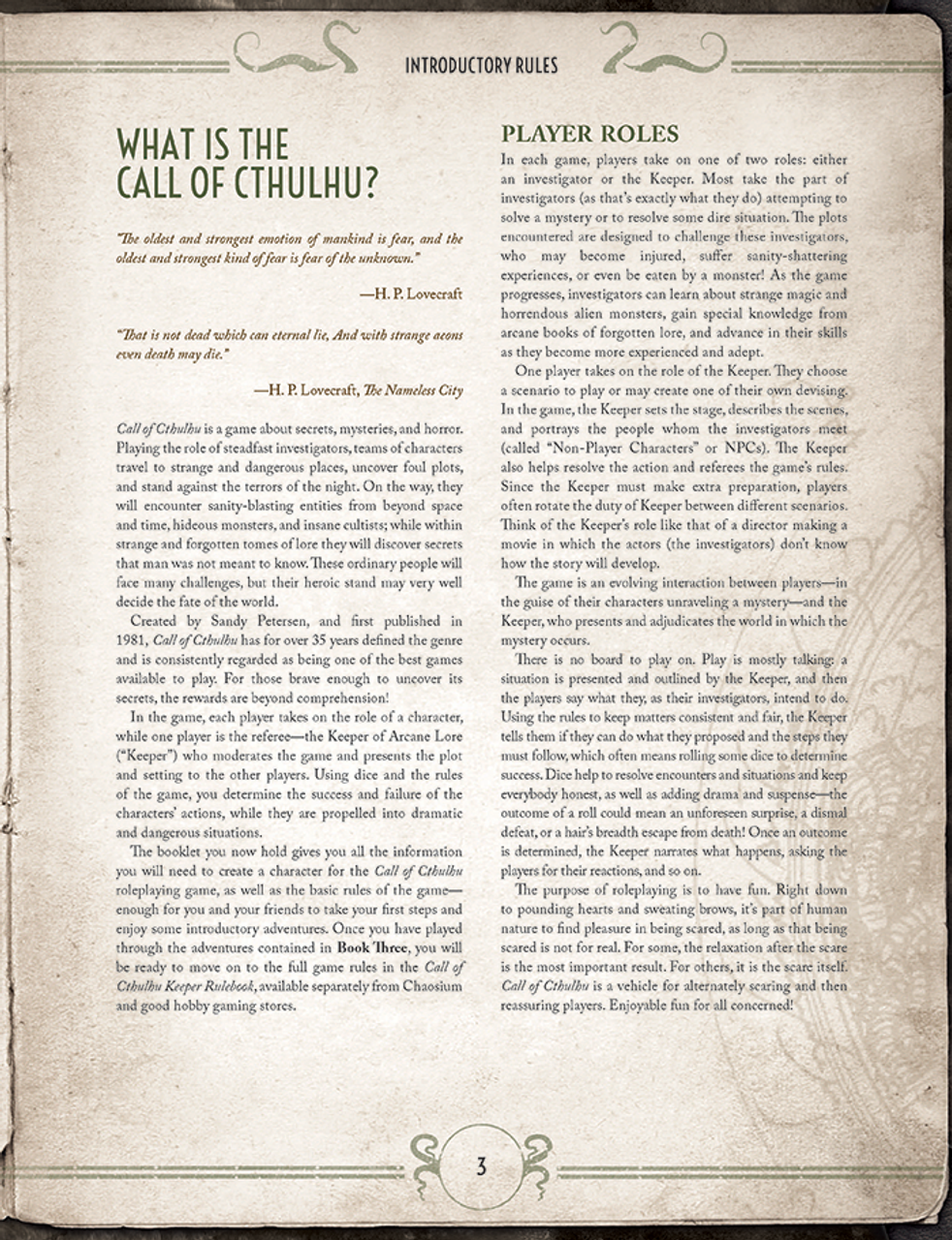 Call of Cthulhu Starter Set