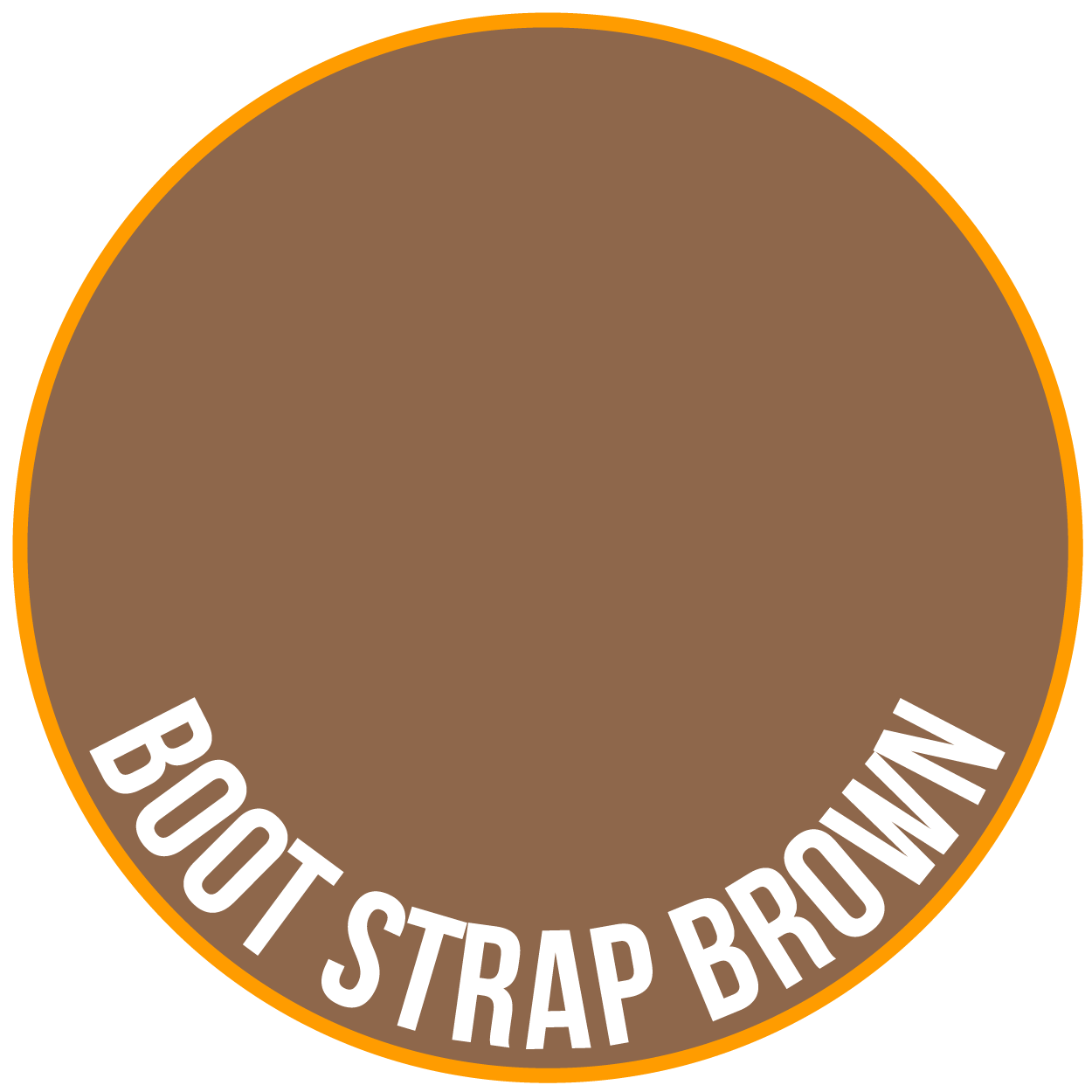 Boot Strap Brown - Two Thin Coats Paint