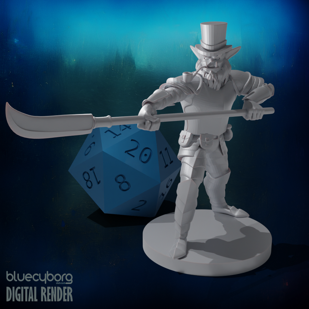 Bugbear Classy Glaive Fighter 28mm Scale Miniature