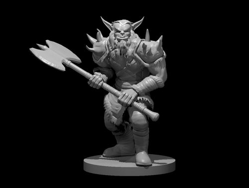Bugbear Barbarian 28mm scale miniature