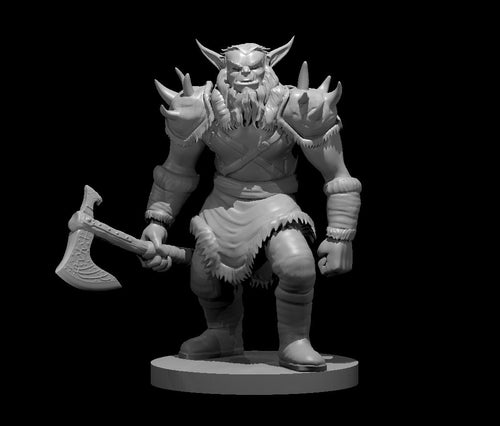 Bugbear Barbarian 2 28mm scale miniature