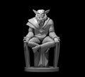 Bugbear Male Monk meditating - 28mm Scale Miniature