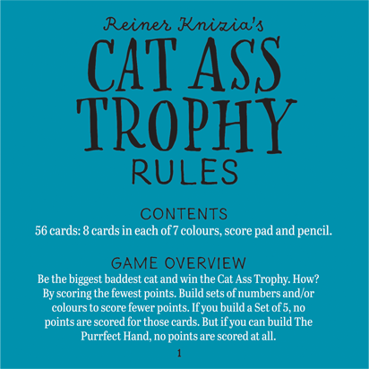 Cat Ass Trophy - Be the best worst cat