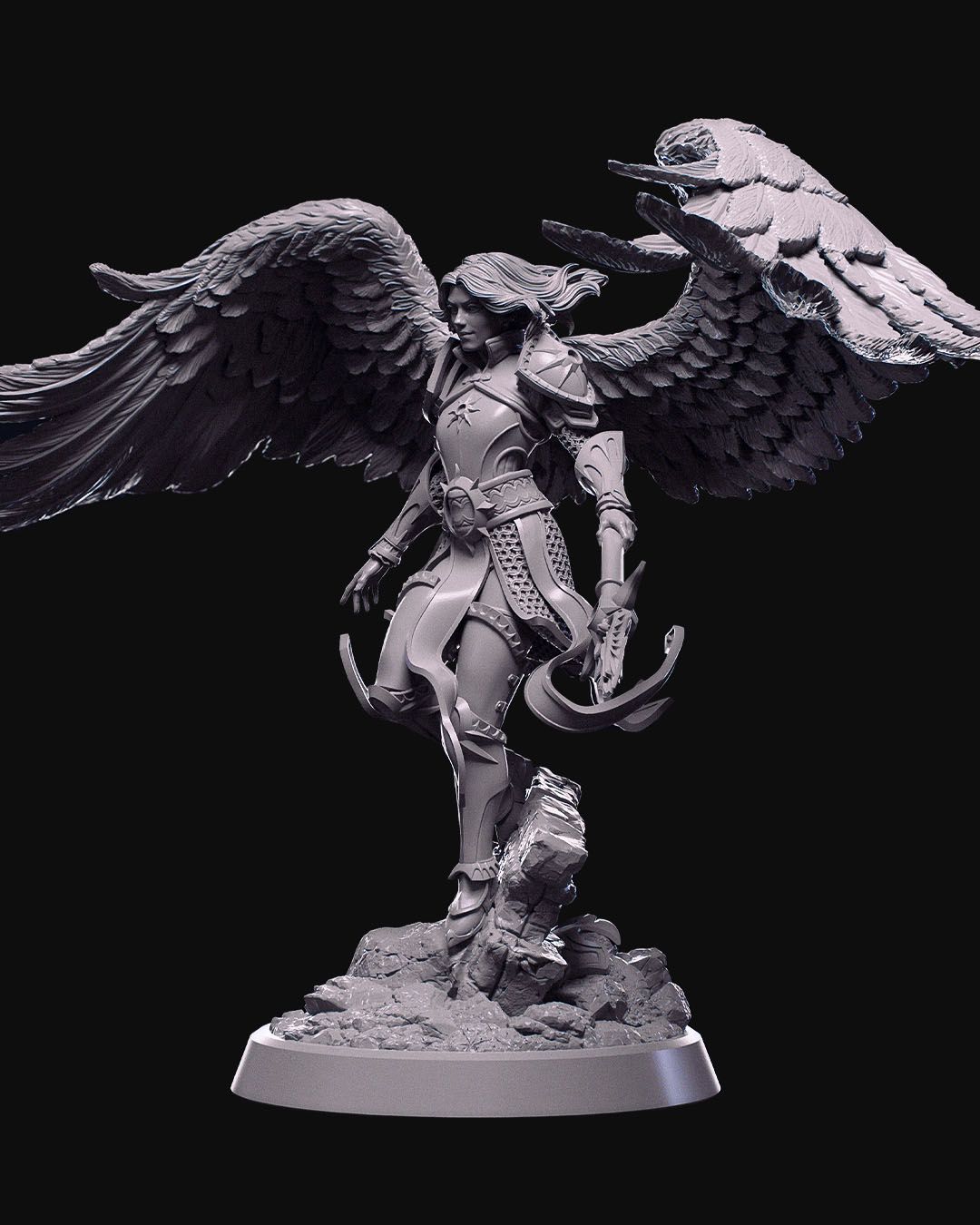 Dianna The Lightbringer - 32mm / 75mm Scale Miniature
