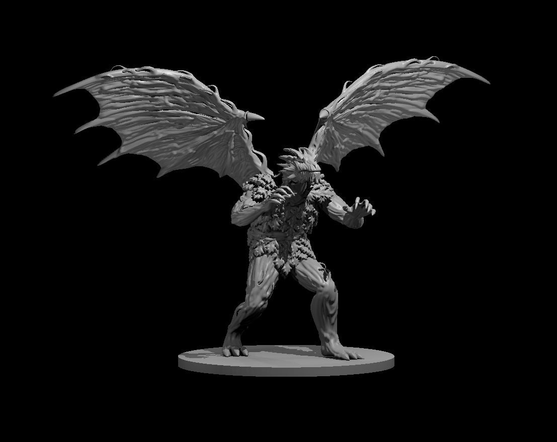 Draconic Vine Folk Monk - 28mm Scale Miniature