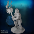 Dragonborn Fallen Paladin 28mm Scale Miniature