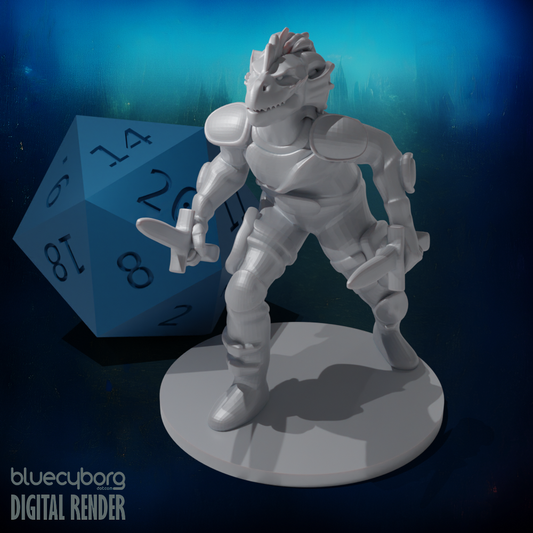 Dragonborn Rogue 28mm Scale Miniature