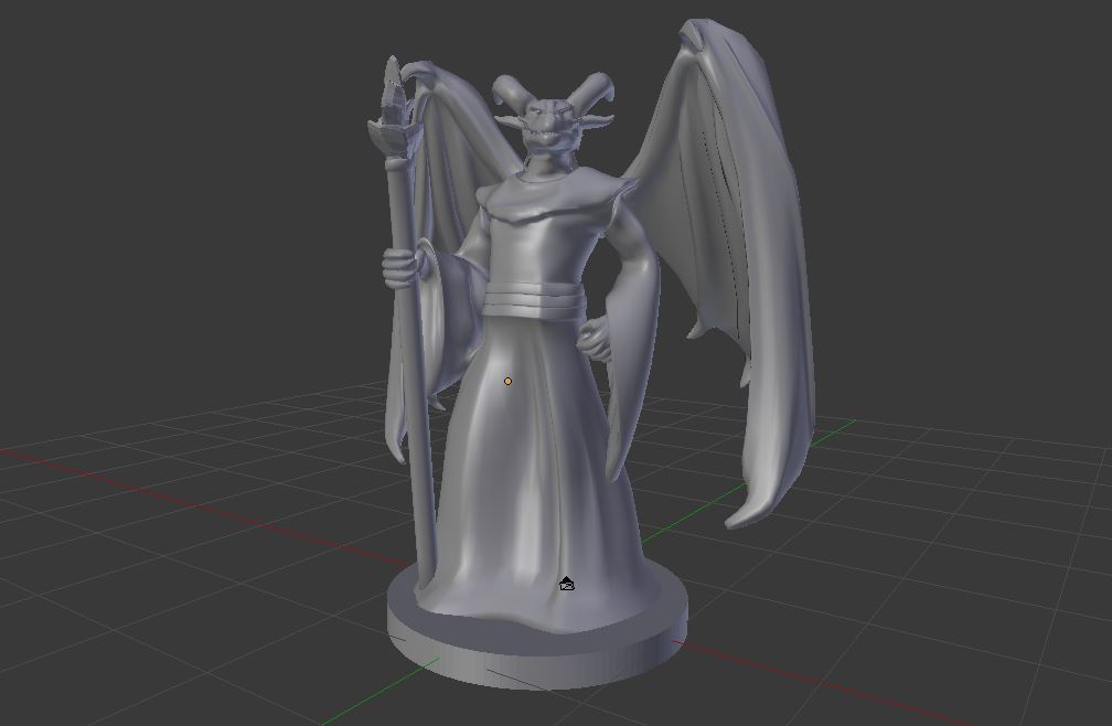 Dragonborn Sorceror - 28mm Scale Miniature