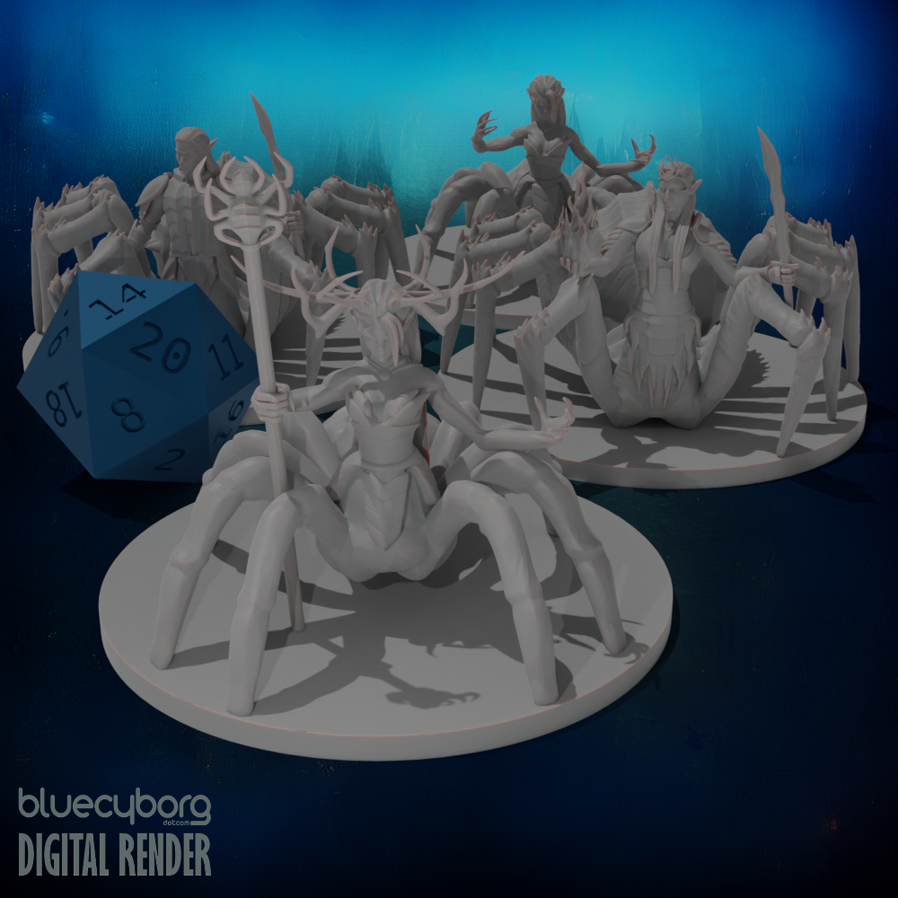 Drider 28mm Scale Miniature