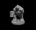 Drunk Tortle Bar Brawler - 28mm Scale Miniature