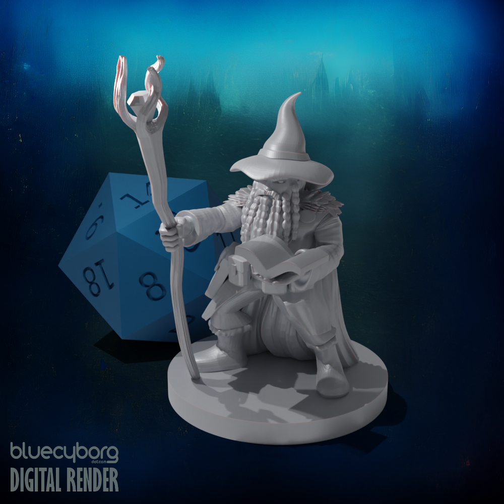 Dwarf Wizard 3 28mm Scale Miniature