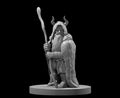 Dwarf Male Druid 4 - 28mm Scale Miniature