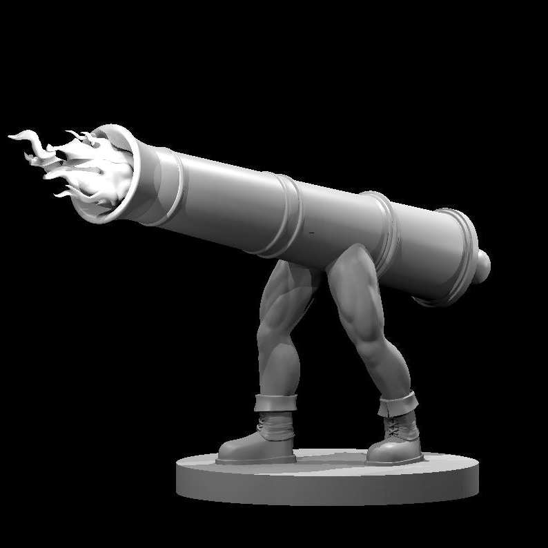 Eldritch Cannon - The Walking Cannon - 28mm Scale Miniature