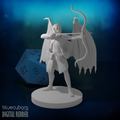 Elf Female Draconic Winged Ranger 28mm Scale Miniature