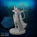 Elf Female Ranger Beastmaster 28mm Scale Miniature