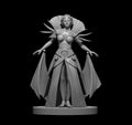 Elf Female Sorceress 2 28mm Scale Miniature