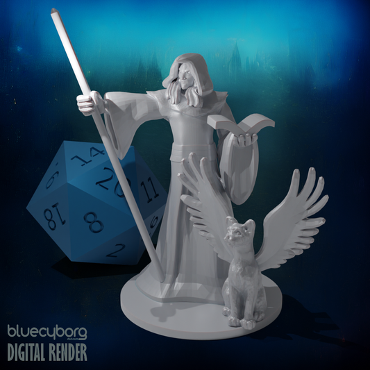 Elf Wizard 4 28mm Scale Miniature