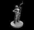 Female Elf Druid Spore Circle - 28mm Scale Miniature