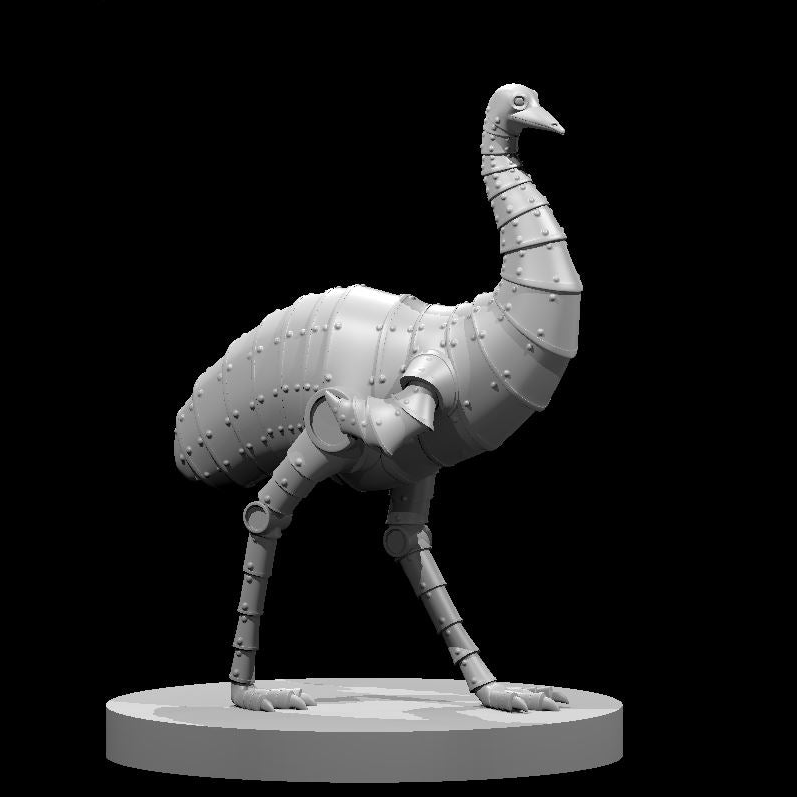 Emu Steel Defender - 28mm Scale Miniature
