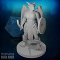 Female Dragonborn Druid 28mm Scale Miniature
