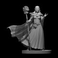 Female Elf Druid 4 28mm Scale Miniature