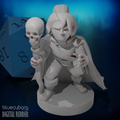 Female Halfling Warlock 28mm Scale Miniature