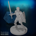 Female Paladin 2 28mm Scale Miniature