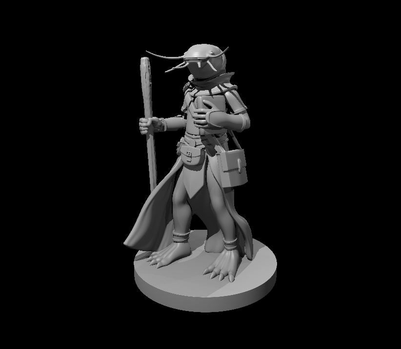 Fishfolk Cleric - 28mm Scale Miniature
